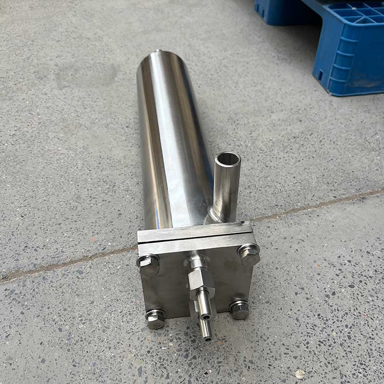 華豫供應(yīng)水樣冷卻器 不銹鋼材質(zhì) 內(nèi)置盤管 電廠取樣裝置