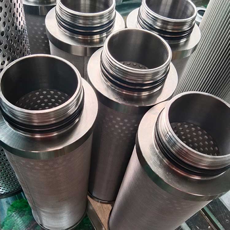 華豫生產供應濾網式濾芯 上下機加工端蓋 丁腈膠圈